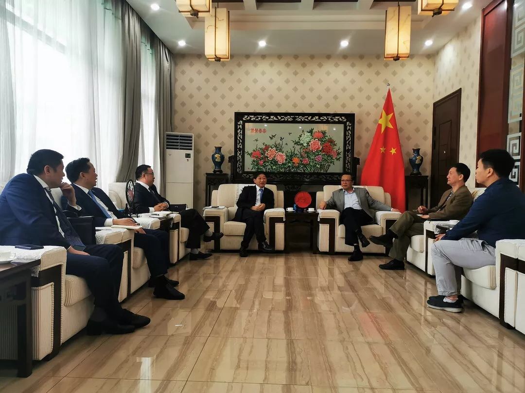集团公司熊国斌董事长拜访中国驻孟加拉国大使馆